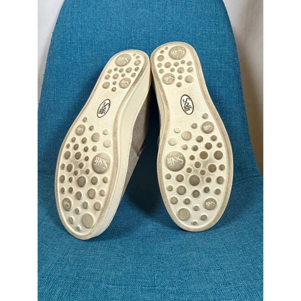 Söfft Somers Gray Snake Embossed Leather Slip-On Sneakers Women’s 8M - Picture 6 of 6